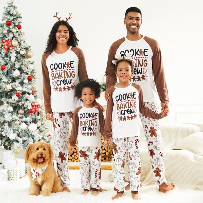 Festora™ Cookie Baking Crew Family Pajamas Set