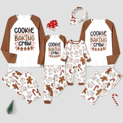 Festora™ Cookie Baking Crew Family Pajamas Set