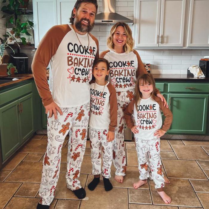 Festora™ Cookie Baking Crew Family Pajamas Set