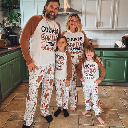 Festora™ Cookie Baking Crew Family Pajamas Set